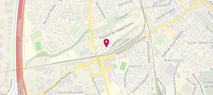 Plan de Pôle emploi de Perpignan - Saint Assiscle, 3 Rue Vigneronne, 66000 Perpignan