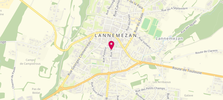 Plan de Pôle emploi de Lannemezan, Place du 14 Juillet, 65300 Lannemezan