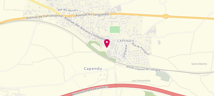 Plan de France services de Capendu - Carcassone Agglo, 2 Rue des Figuères, 11700 Capendu
