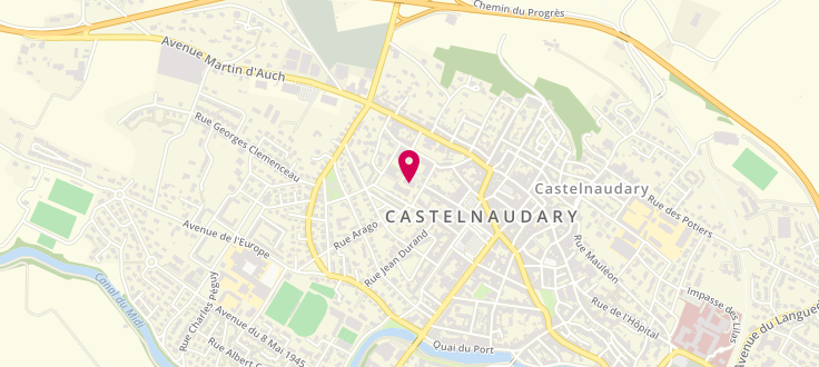 Plan de Pôle emploi de Castelnaudary, Espace Tuffery<br />
11 Boulevard Général Lapasset, 11400 Castelnaudary