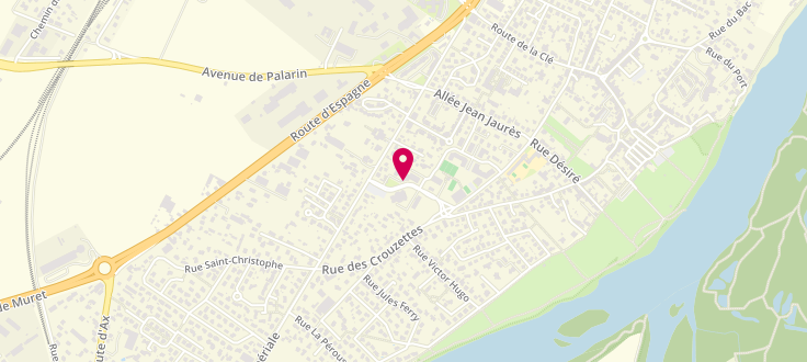 Plan de Pôle emploi de Portet Sur Garonne, 6 Rue de l'Hôtel de Ville, 31120 Portet-sur-Garonne