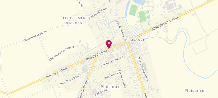 Plan de France services la Poste de Plaisance du Gers, 38 Rue de L’adour, 32160 Plaisance du Gers