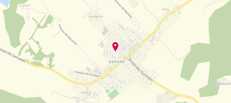 Plan de France services la Poste de Geaune, 2 Rue de la Poste, 40320 Geaune