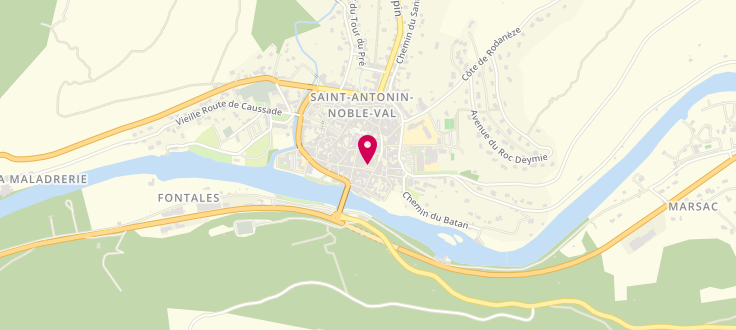 Plan de France Services Saint-Antonin Noble Val, 23 Place de la Mairie, 82140 Saint-Antonin-Noble-Val