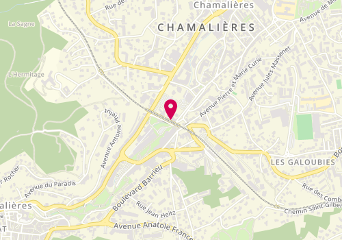 Plan de Pôle emploi de Chamalières, 78 Avenue des Thermes, 63400 Chamalières