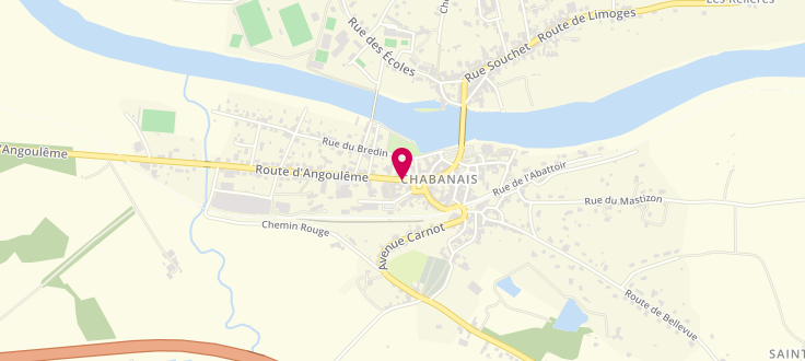 Plan de France services la Poste de Chabanais, 2 Route d'angoulème, 16150 Chabanais