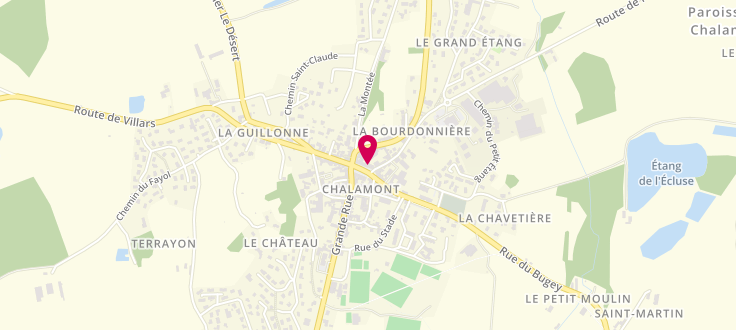Plan de France services la Poste de Chalamont, 54 Place du Marché, 01320 Chalamont