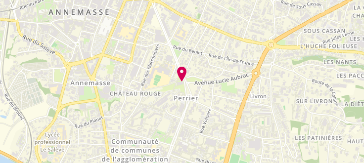 Plan de Pôle emploi d'Annemasse, 2 c'Avenue de Verdun, 74100 Annemasse