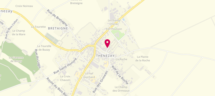 Plan de France services de Thenezay, 8Bis, Cité Rondier, 79390 Thénezay