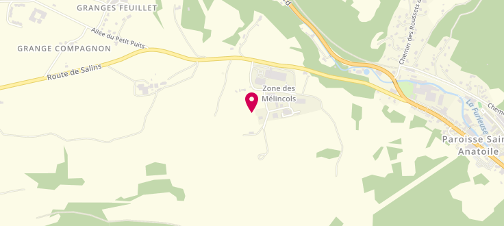 Plan de France services Salins, La Tour Zone Artisanale Les Mélincols, 39110 Salins-les-Bains