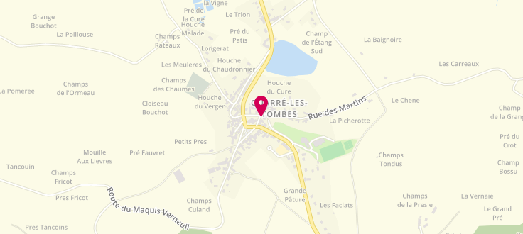 Plan de France services de Quarré-les-Tombes, 1 Place de l'eglise, 89630 Quarré-les-Tombes