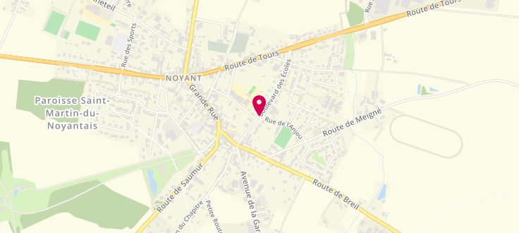 Plan de France services de Noyant-Villages, 3, Rue D’anjou à Noyant, 49490 Noyant-Villages