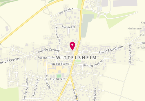 Plan de France services de Wittelsheim, 4 Rue de Cernay, 68310 Wittelsheim