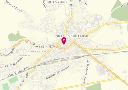 Plan de France services de Sille-le-Guillaume, 28 Place de la Republique, 72140 Sillé-le-Guillaume
