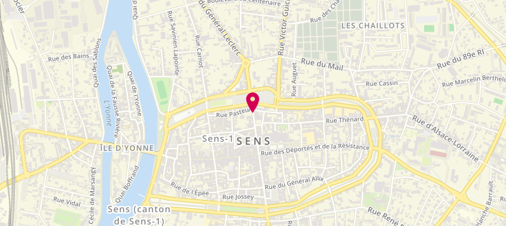 Plan de France services de Sens Hôtel-de-Ville, 100 Rue de la République, 89108 Sens