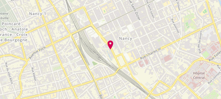 Plan de Pôle emploi de Nancy - Joffre, Zone Aménagement Nancy Grand Coeur<br />
32 Boulevard Joffre - Bâtiment D1, 54000 Nancy