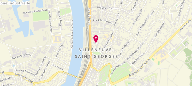 Plan de France services la Poste de Villeneuve-Saint-Georges, 11 Rue Henri Leduc, 94190 Villeneuve-Saint-Georges
