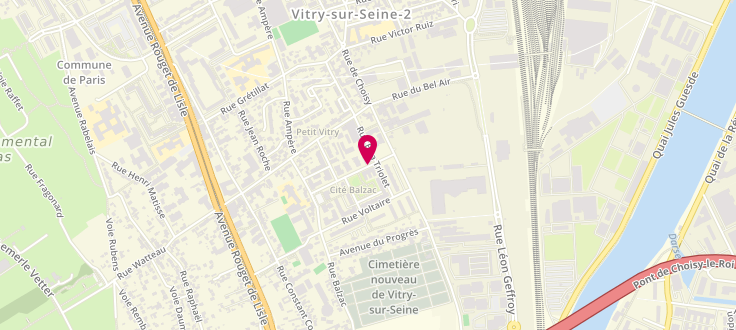 Plan de France services Centre social Balzac, 7 Rue Olympe de Gouges, 94400 Vitry