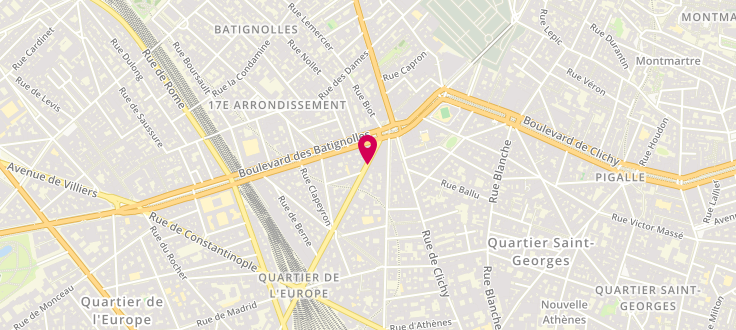 Plan de Pôle emploi de Paris - 7 8 9ème St Petersbourg, 34 Rue Saint Pétersbourg, 75008 Paris