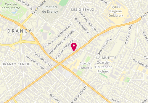Plan de Pôle emploi de Drancy, 175 Avenue Henri Barbusse, 93700 Drancy
