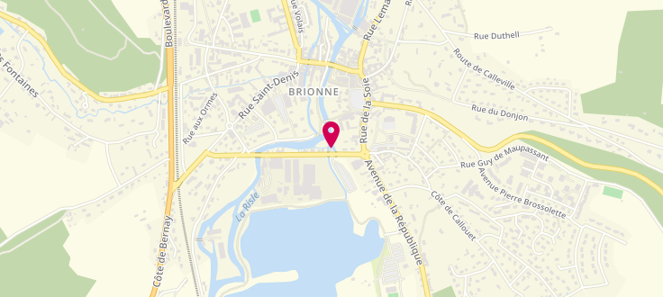 Plan de France services de Brionne, Centre Gaston Taurin – Rue de la Soie, 27800 Brionne