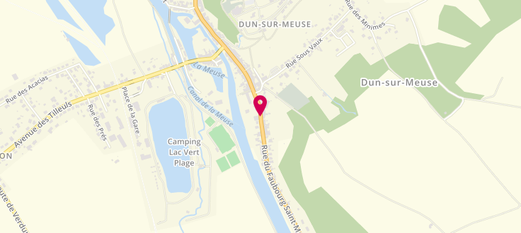 Plan de France services la Poste de Dun-sur-Meuse, 10 Rue de Faubourg Saint Martin, 55100 Dun-sur-Meuse