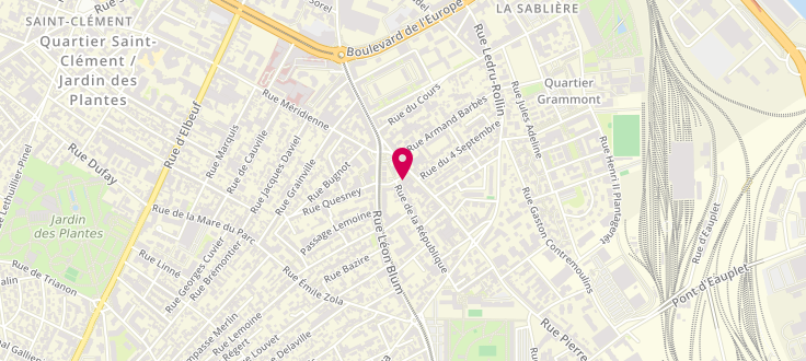 Plan de France services Relais accueil des gens du voyage de l'Agglomération rouennaise, 25 Rue de la République, 76300 Sotteville-lès-Rouen