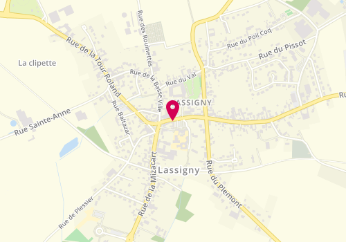 Plan de France services de Lassigny, Rue Saint Crepin, 60310 Lassigny