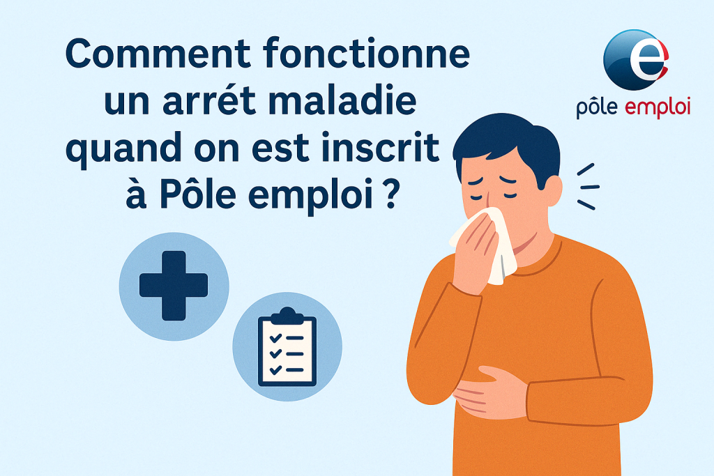 Comment fonctionne un arrêt maladie quand on est inscrit à Pôle emploi