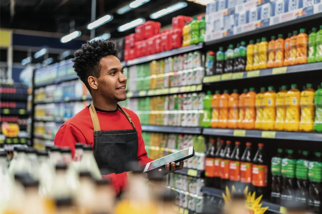 Vendeur en grande distribution