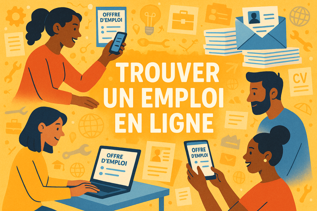 Recherche d'emploi sur Hellowork scène personnes offres