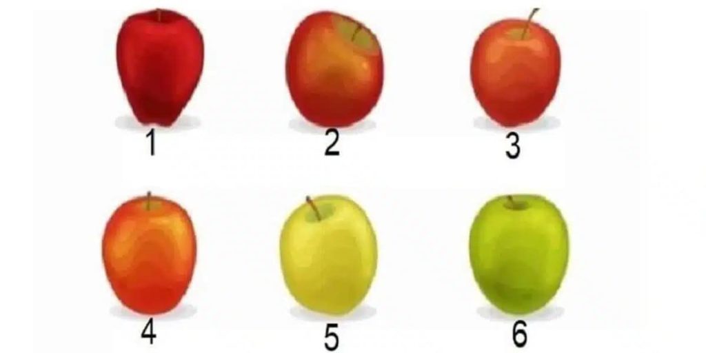 Test de pomme