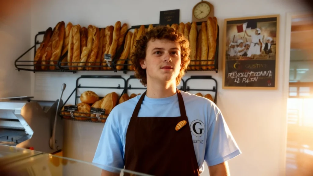 a 19 ans il sauve la boulangerie du village et embauche ses parents