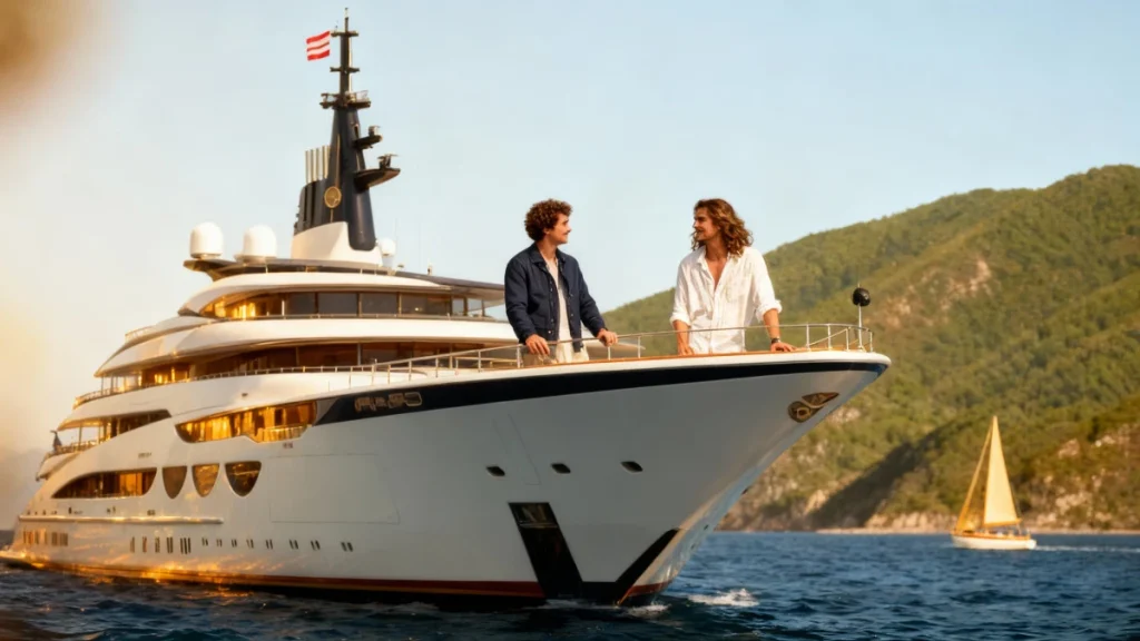 a 33 ans il cuisine sur des yachts et touche un salaire incroyable