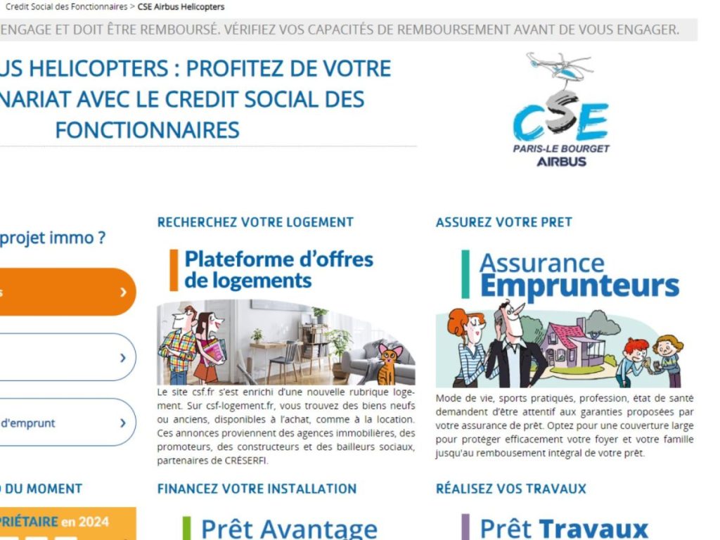 Comment créer un compte sur la plateforme du CSE Airbus Toulouse