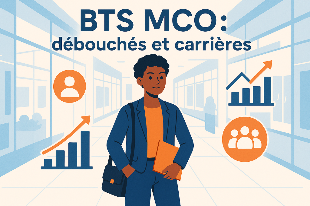 Illustration BTS MCO débouchés professionnels et carrières commerciales