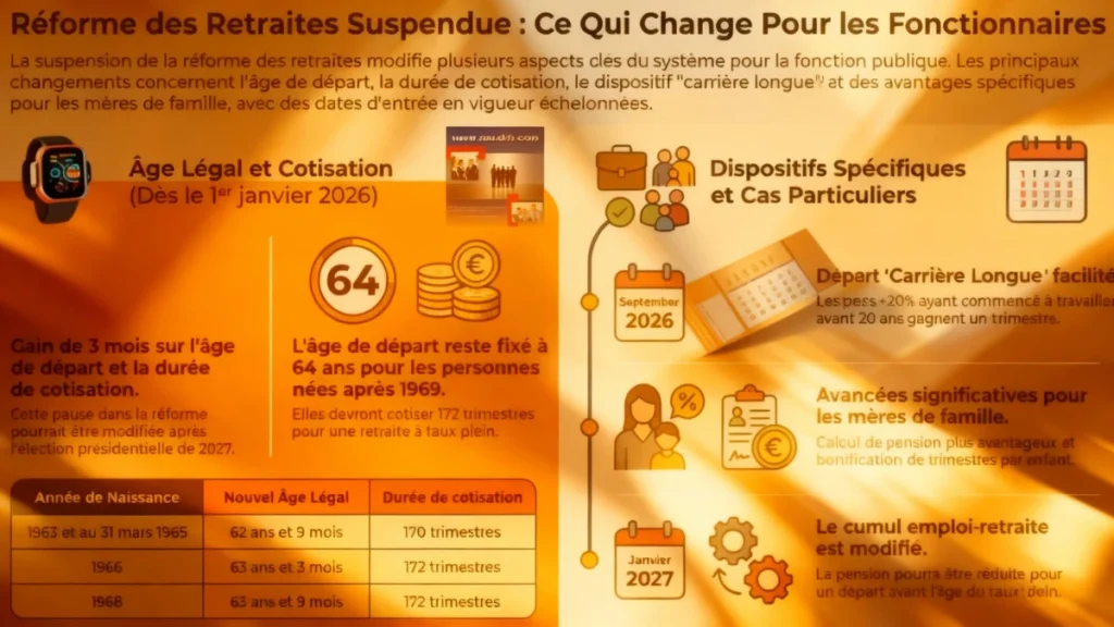 suspension des retraites ce qui attend vraiment les fonctionnaires des 2026