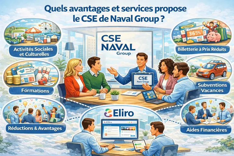 Qui peut bénéficier des offres du CSE chez Naval Group