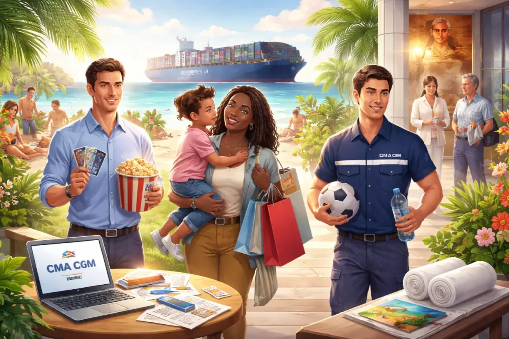 Qui peut bénéficier des services proposés par le CSE CMA CGM
