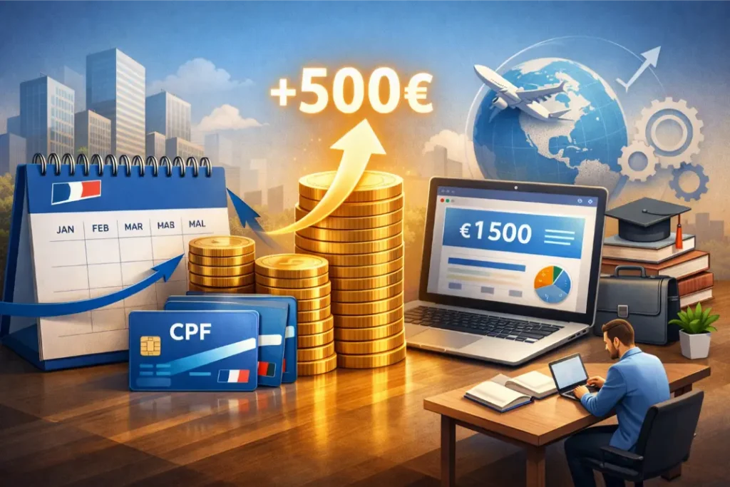 Combien de CPF est crédité par an