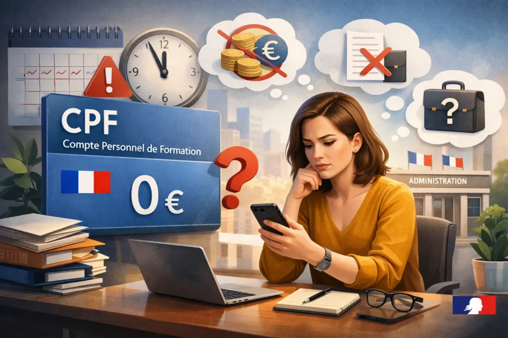 Pourquoi mon CPF n&rsquo;a t il pas &eacute;t&eacute; aliment&eacute; cette ann&eacute;e