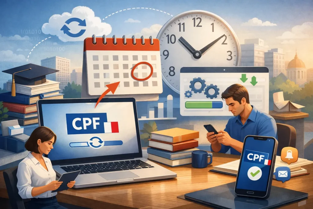 Quand est ce que le CPF se met à jour