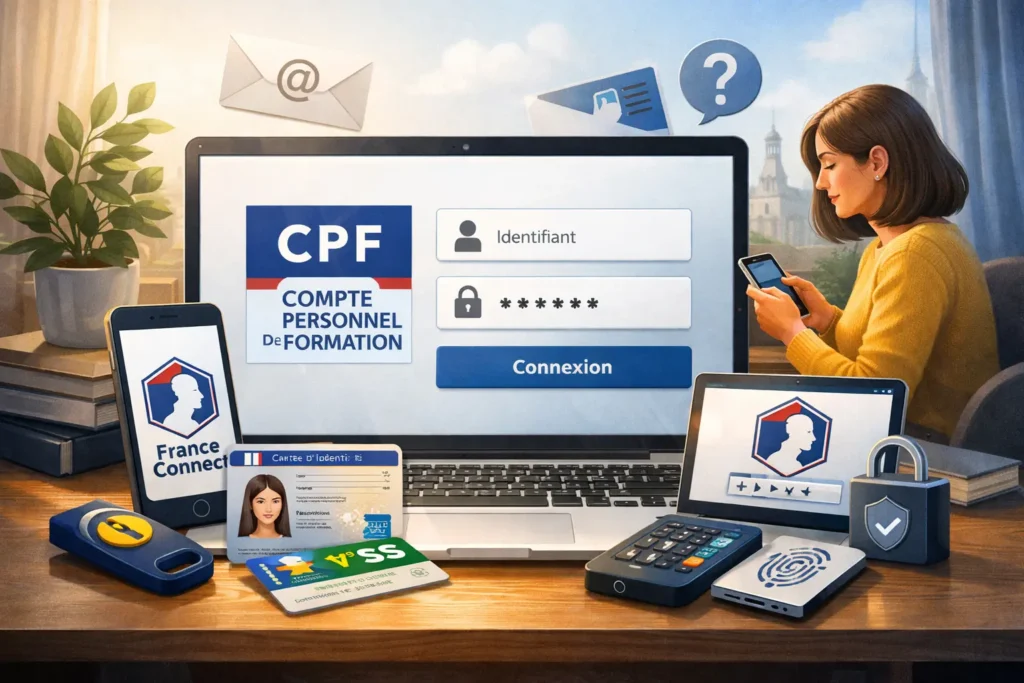 Quels identifiants utiliser pour me connecter &agrave; mon espace CPF