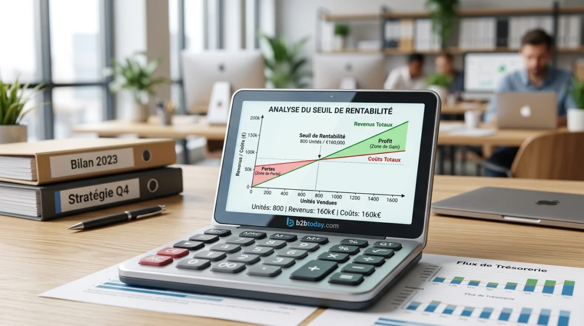 Calcul du seuil de rentabilit&eacute; avec b2btoday.com