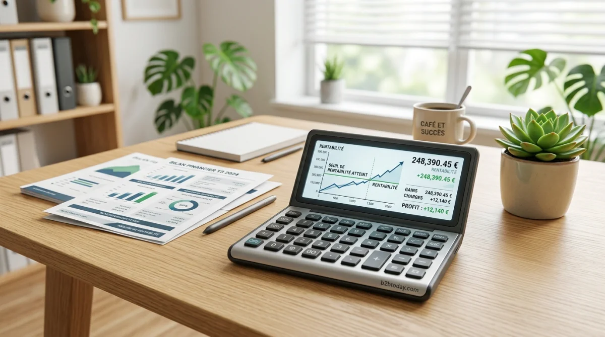 Calcul du seuil de rentabilit&eacute; avec b2btoday.com