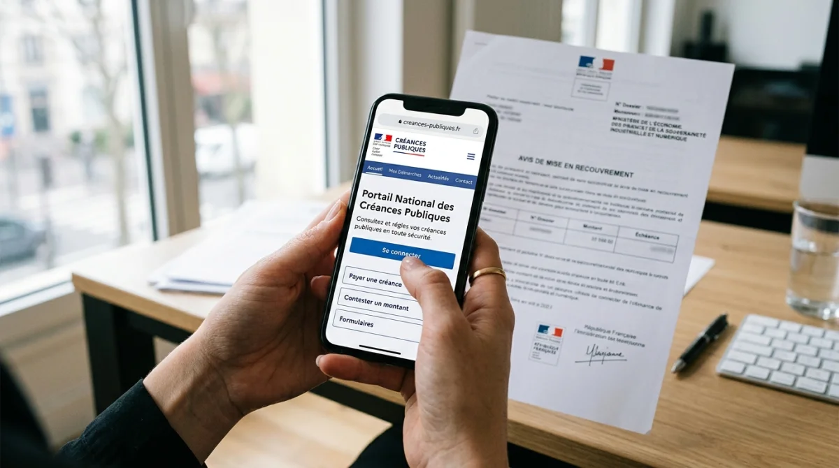 Comprendre le site créances publiques.fr et suivre un dossier
